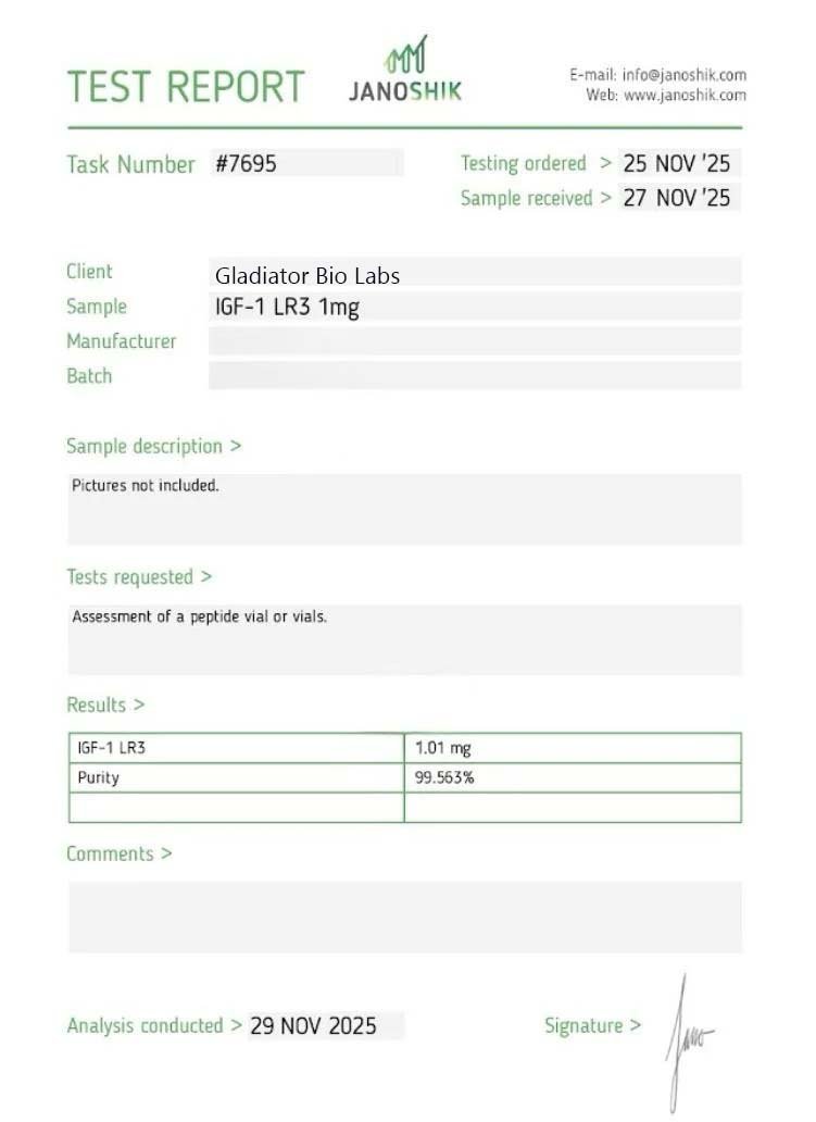 IGF-1 LR3 1mg VIAL - Image 2